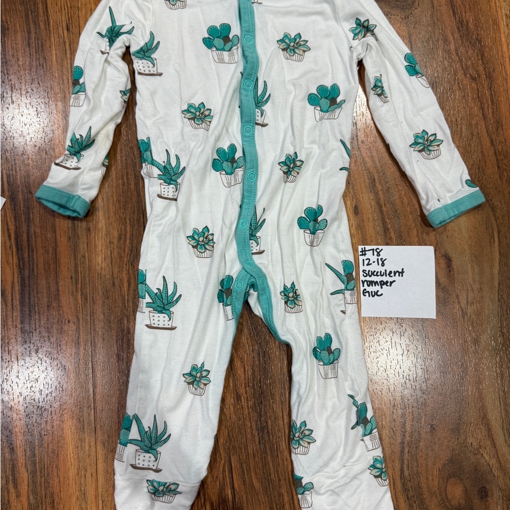 Kyte BABY Succulent Print Kids Footie